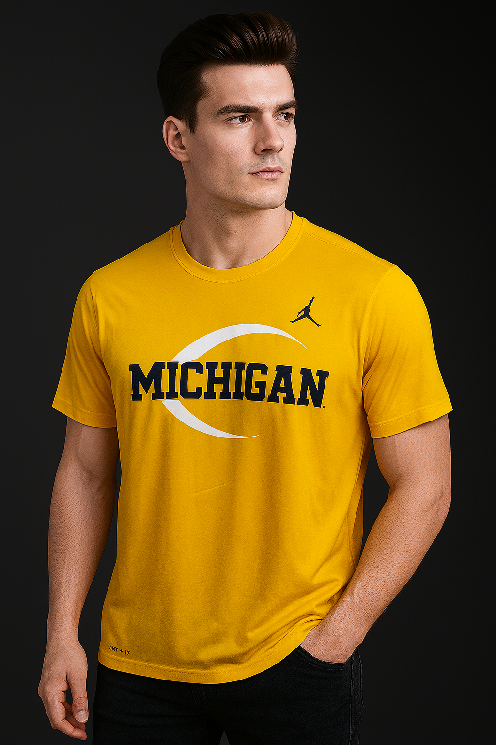Nike Dri Fit Yellow Tee