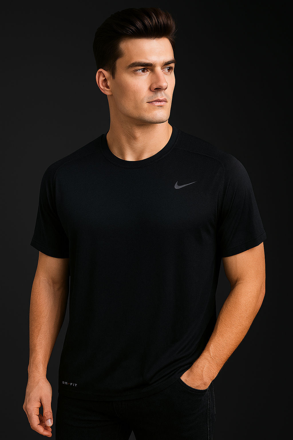Nike Dri Fit Black Tee