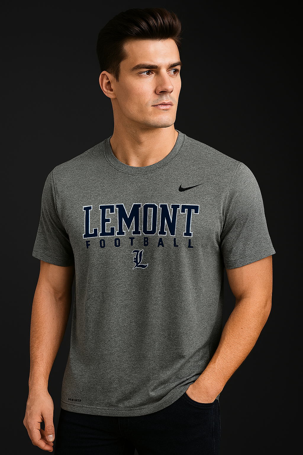 Nike Dri Fit Grey Tee