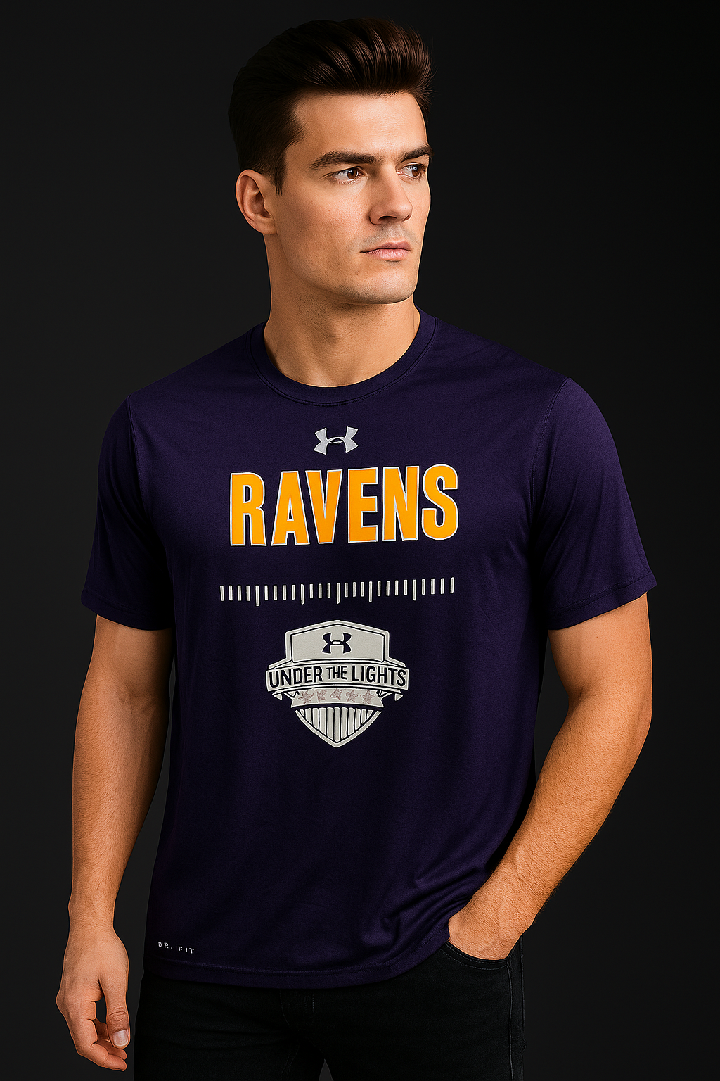 Under Armour Dri Fit Purple Tee