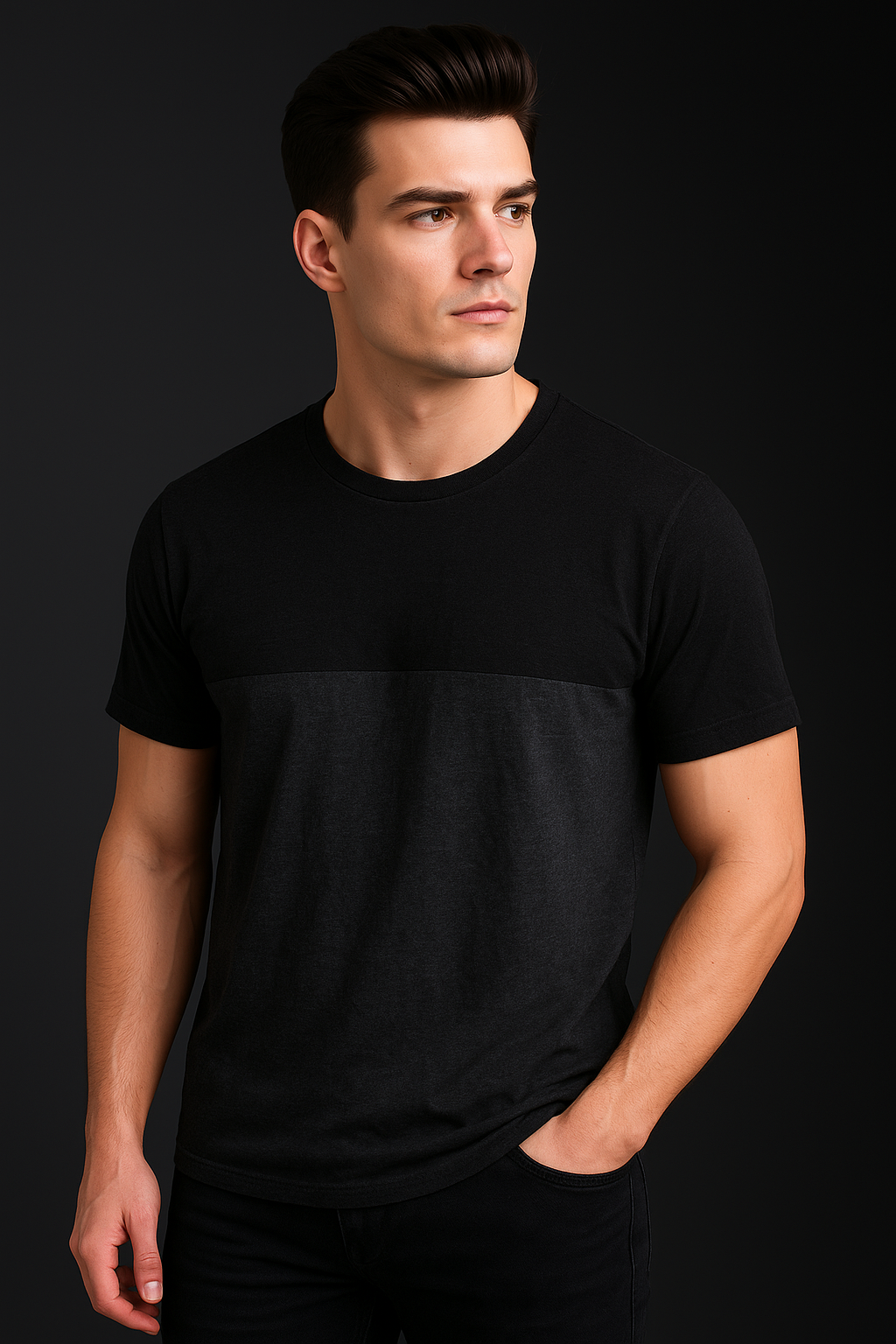 Lacoste Sport Cotton Black Tee