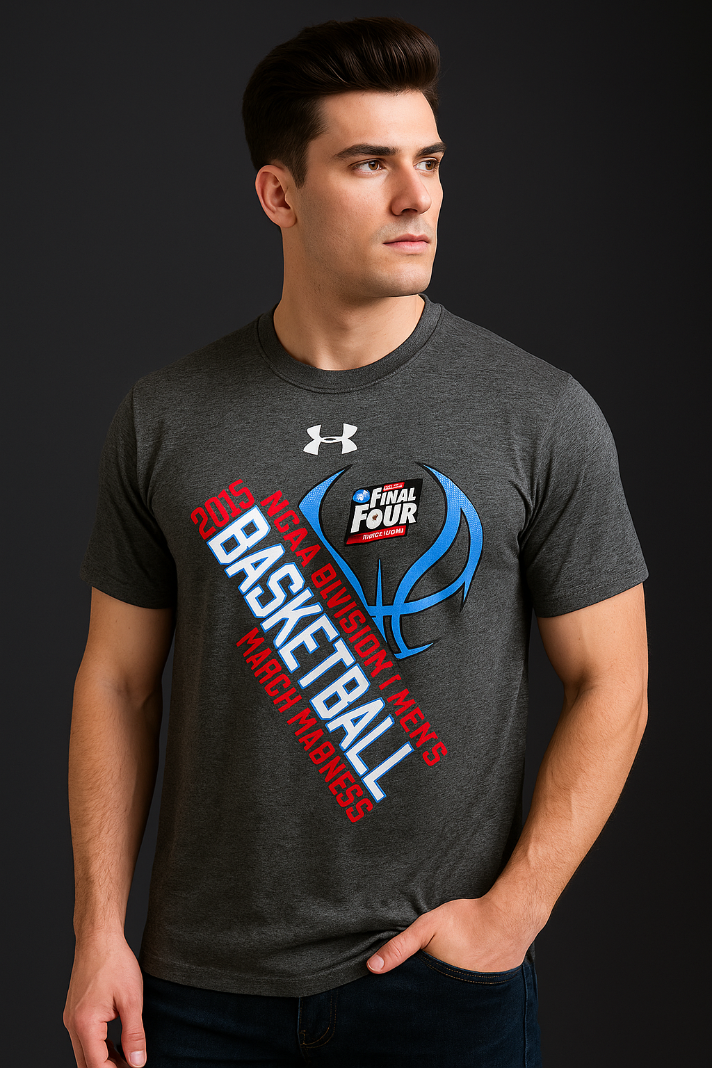 Under Armour Grey Dri Fit Tee