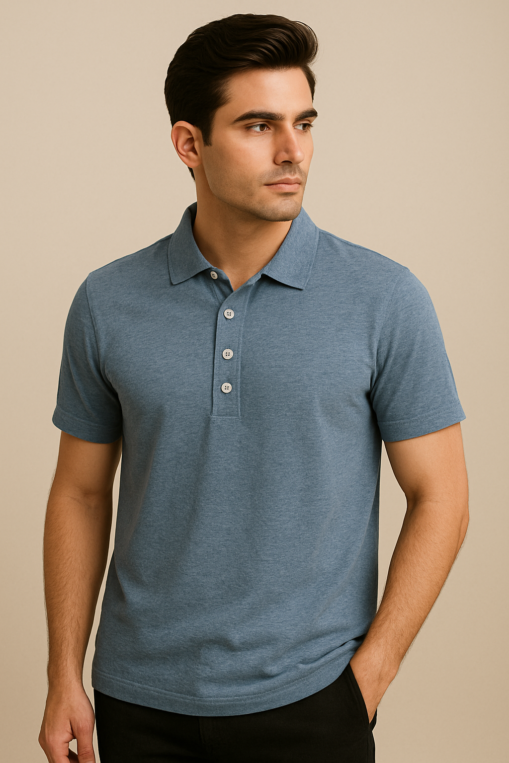 Criquet English Blue Polo Shirt