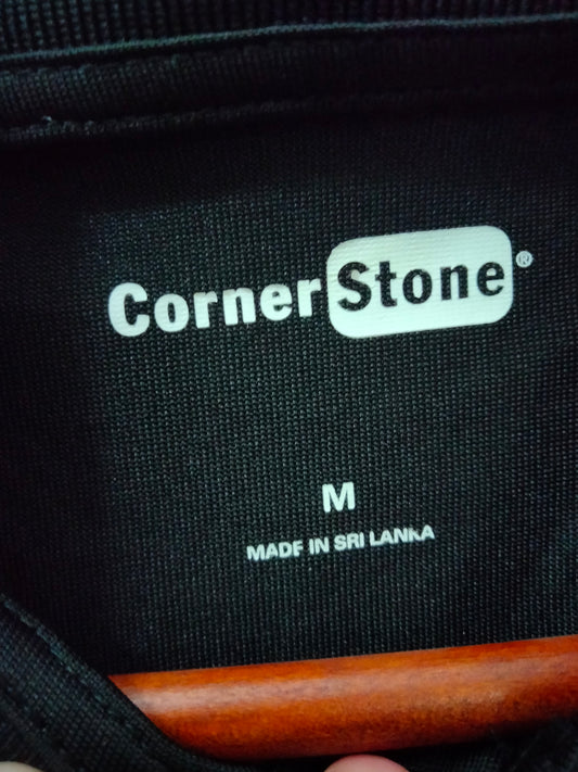 Corner Stone Black Polo Shirt