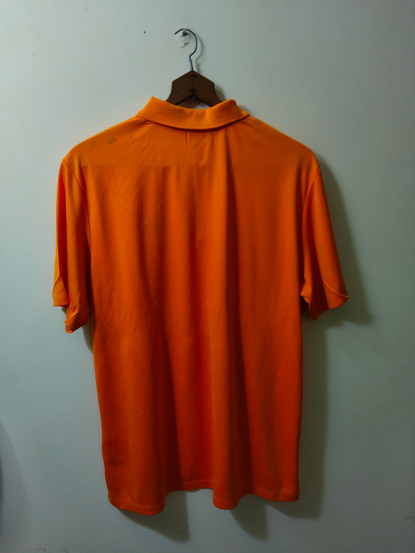 Adidas Dri Fit Orange Polo Tee