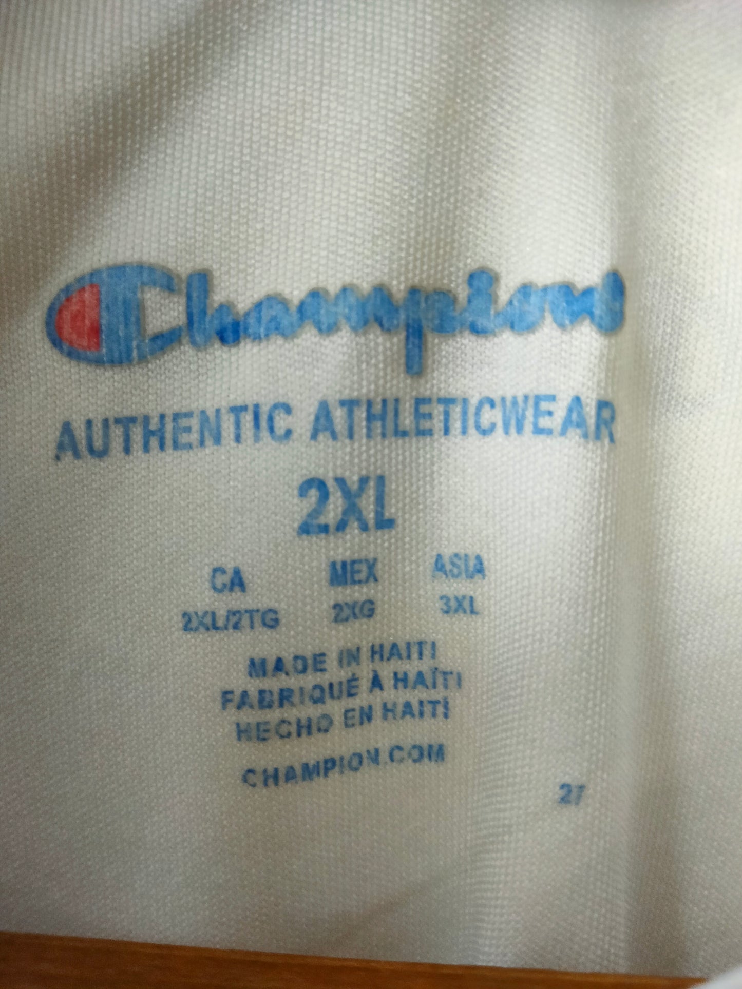 Champion White Tee