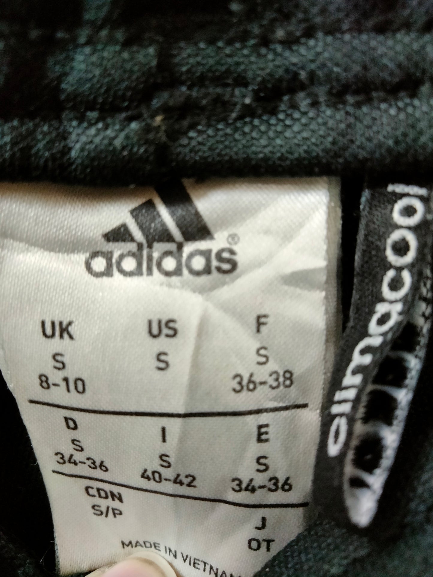 Adidas Black Dri Fit Trouser