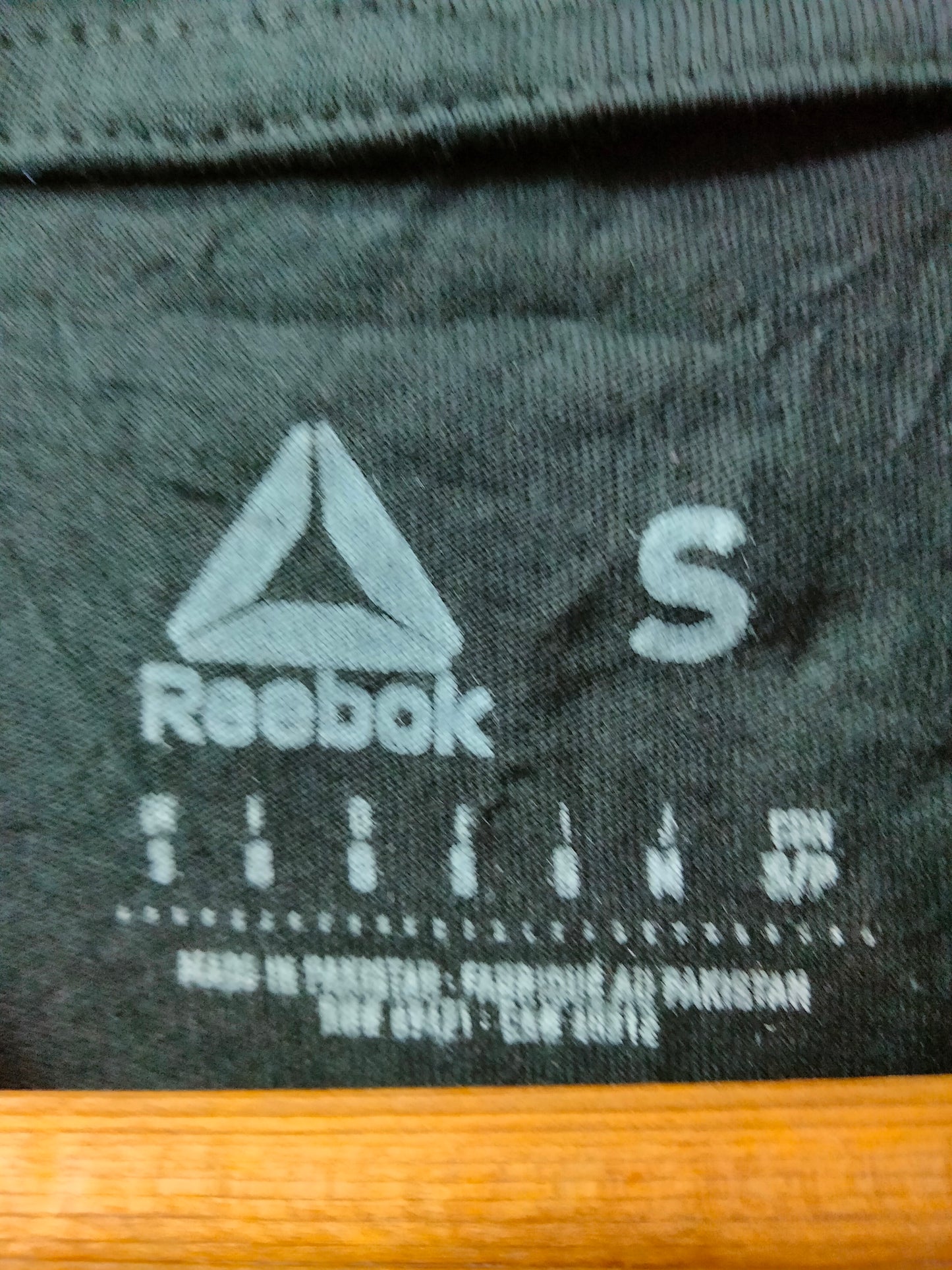 Reebok Cotton Black Tee