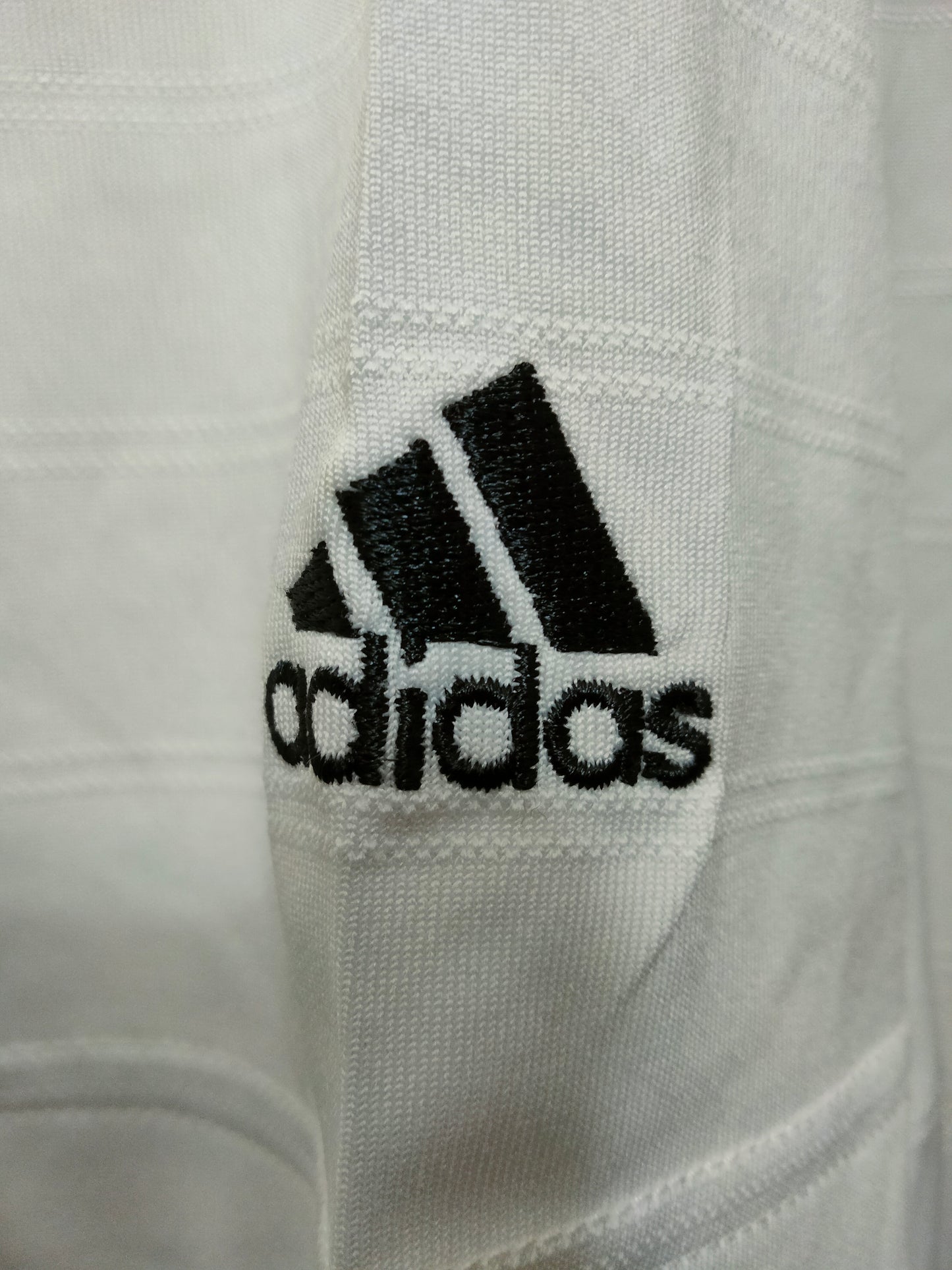 Adidas Dri Fit White Polo Tee