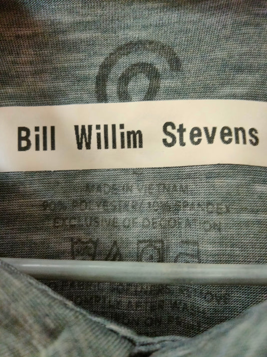 Bill Willims Stevens Dri Fit Grey Polo Tee