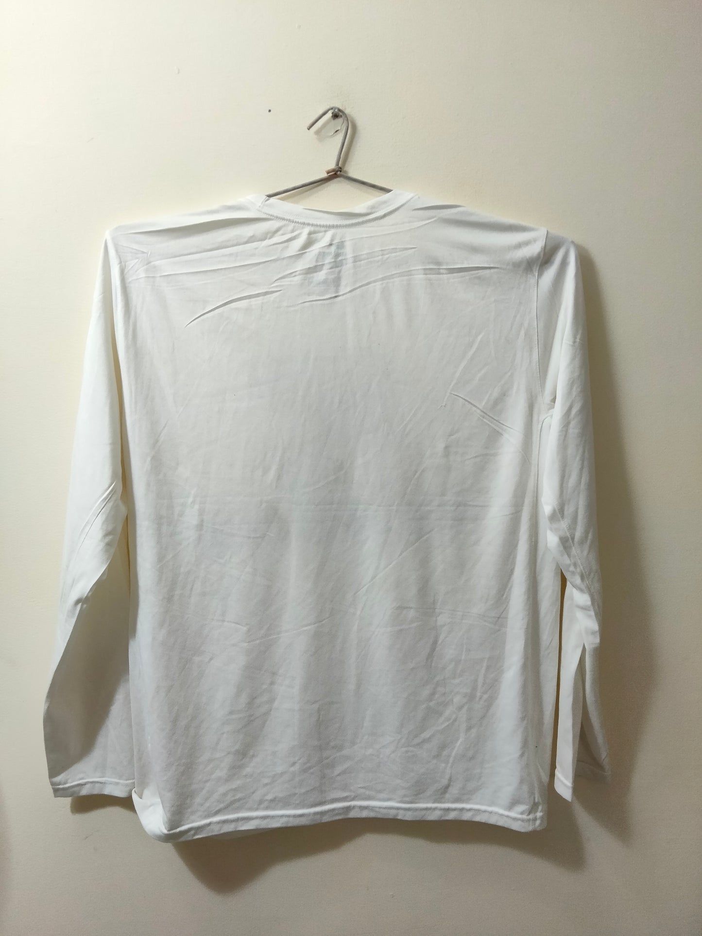 Nike Dri Fit White Tee (Full Sleeves)