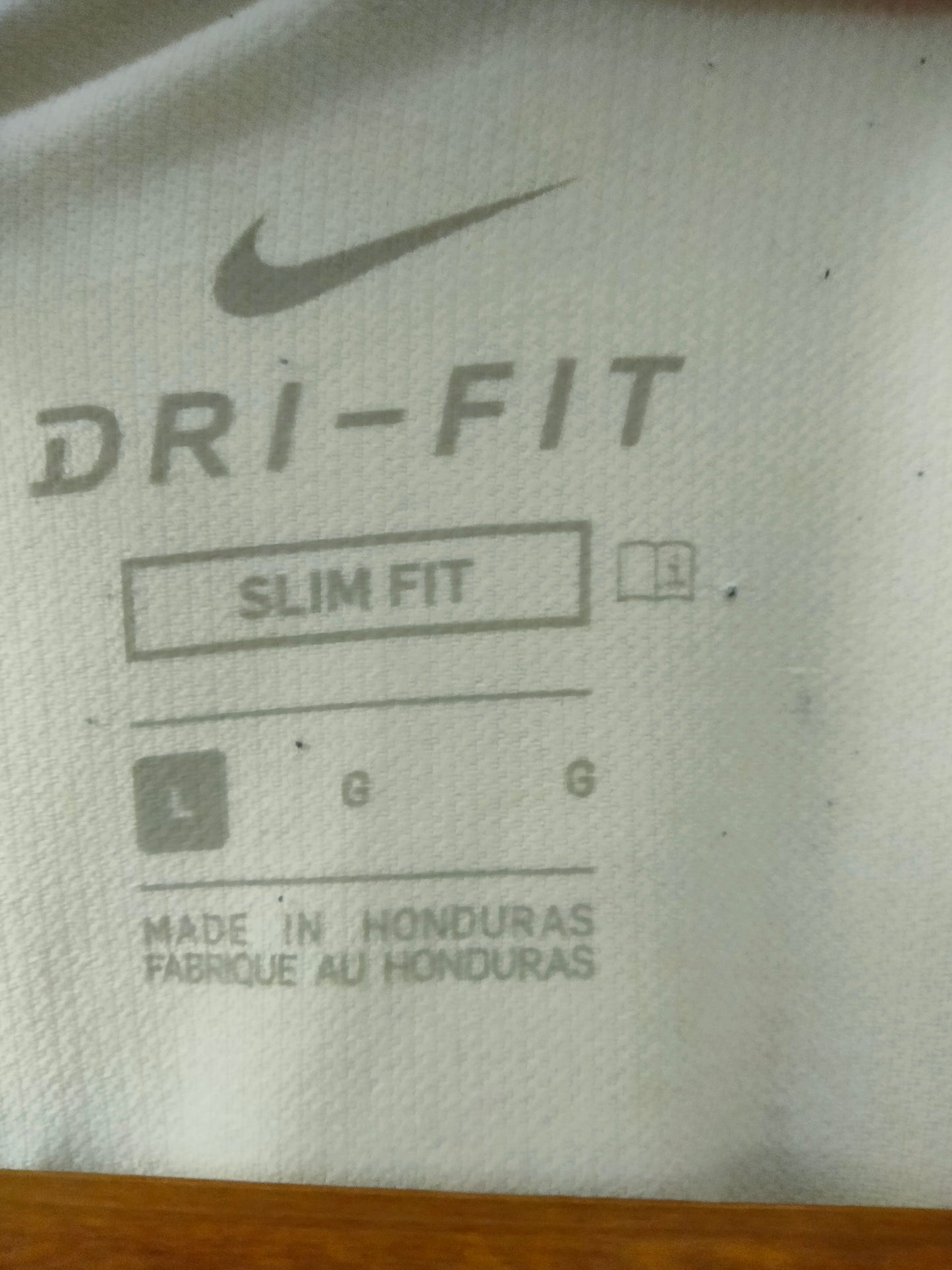 Nike Dri Fit White Tee