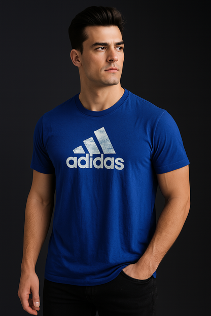 Adidas Cotton Blue Tee