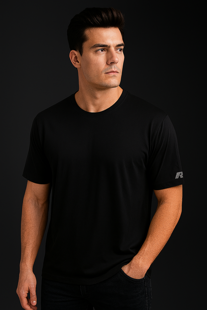 Russell Black Tee