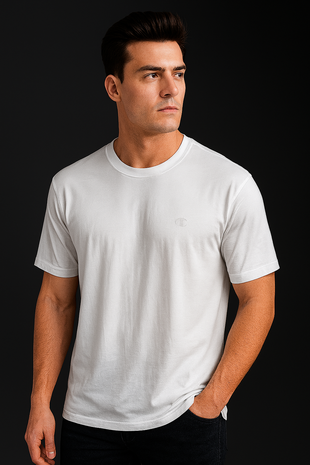 Champion White Tee