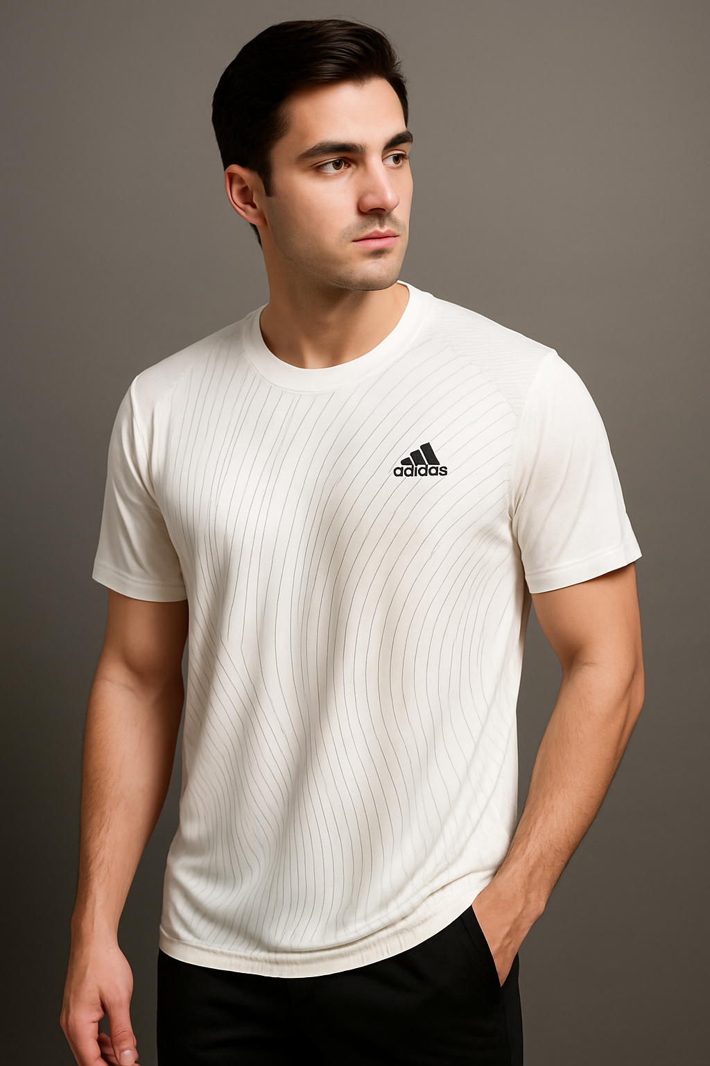 Adidas White Tee