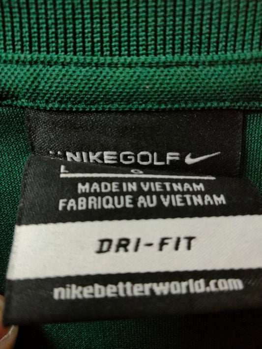 Nike Golf Dri Fit Green Polo Tee