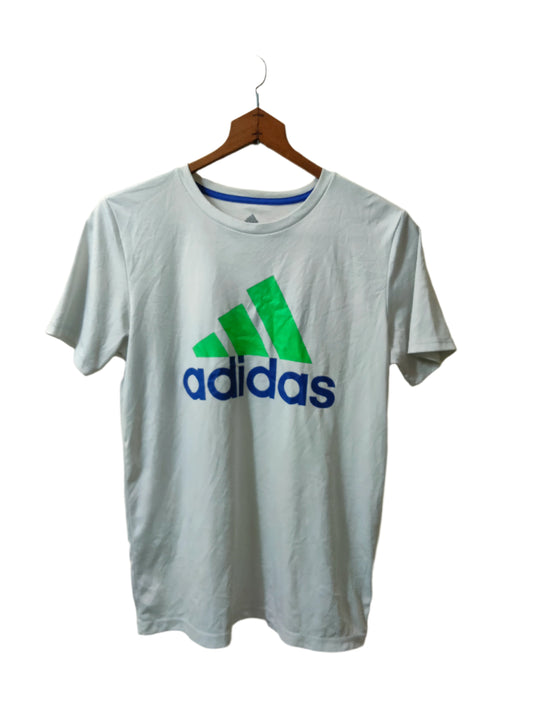 Adidas White Dri Fit Tee