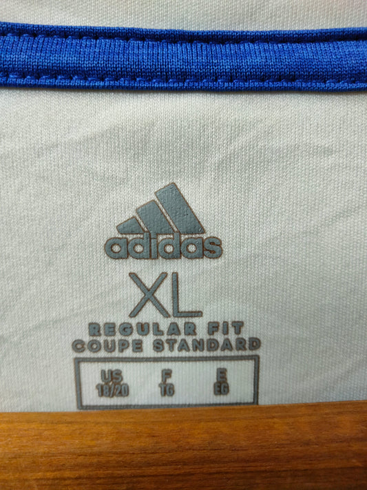 Adidas White Dri Fit Tee