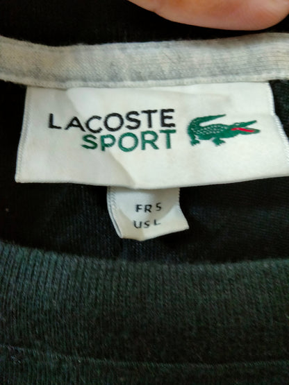Lacoste Sport Cotton Black Tee