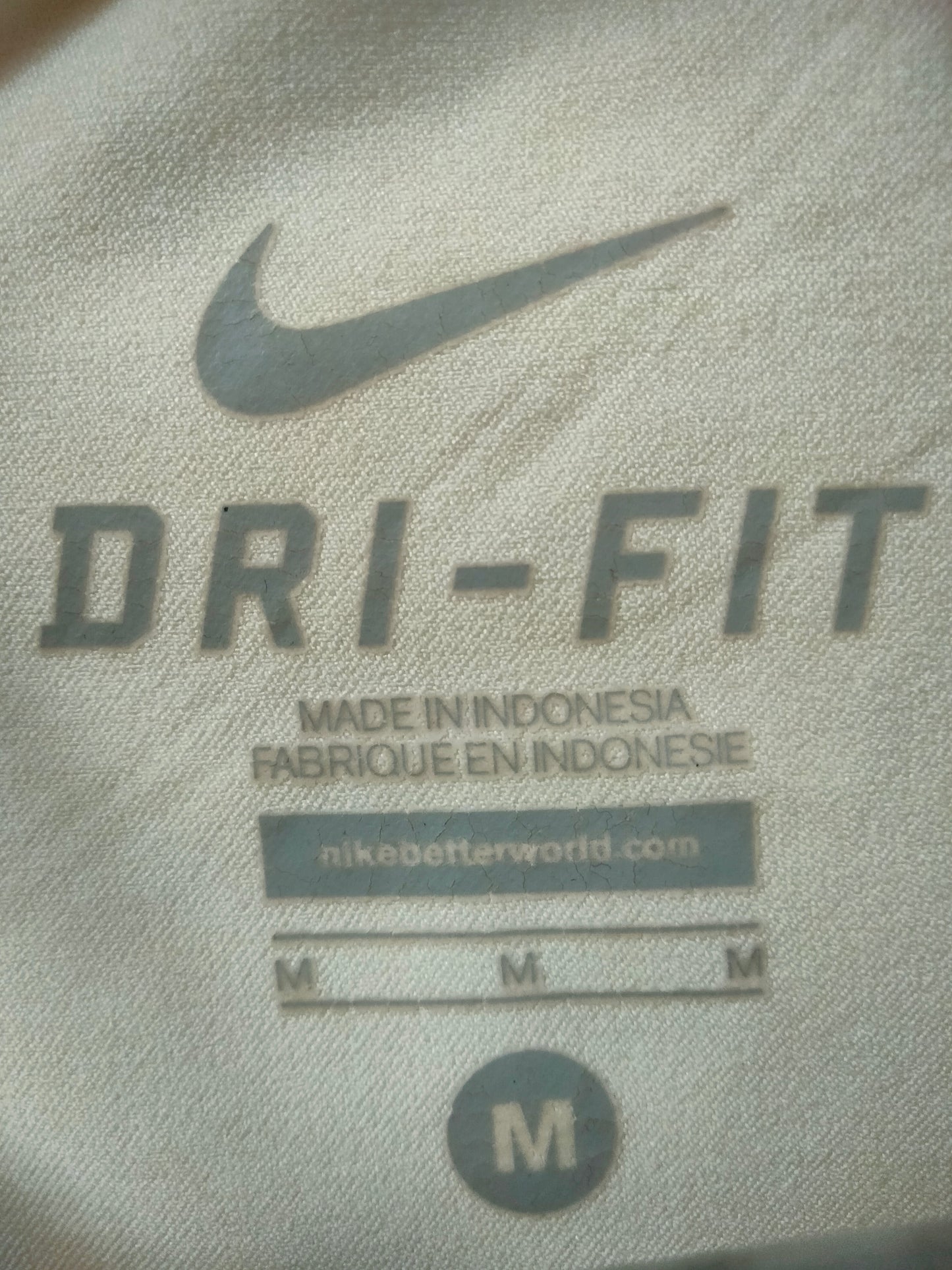 Nike Golf Dri Fit White Polo Tee