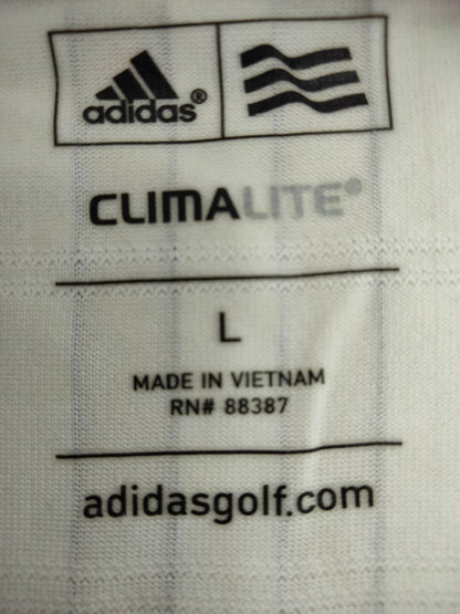 Adidas Dri Fit White Polo Tee