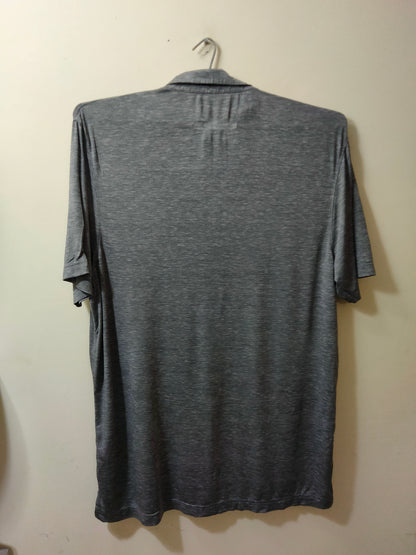 Bill Willims Stevens Dri Fit Grey Polo Tee