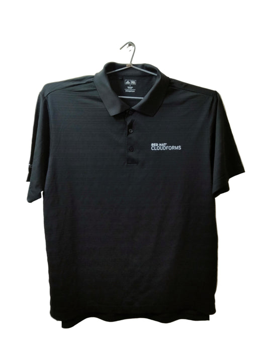Adidas Dri Fit Black Polo Tee