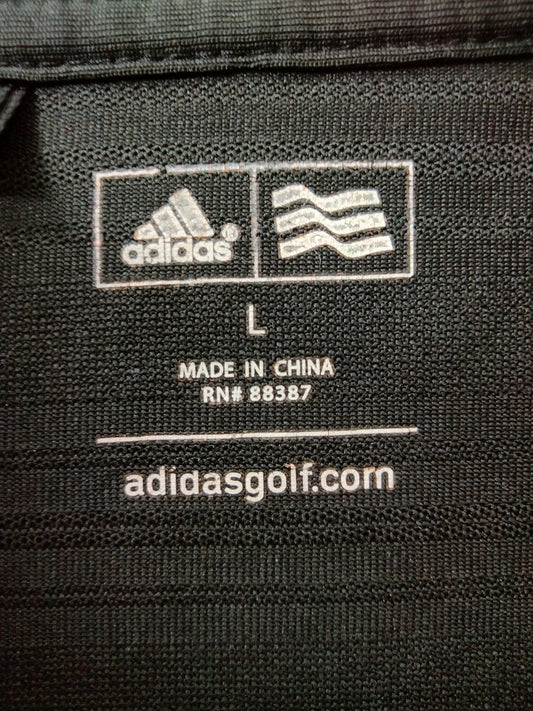 Adidas Dri Fit Black Polo Tee