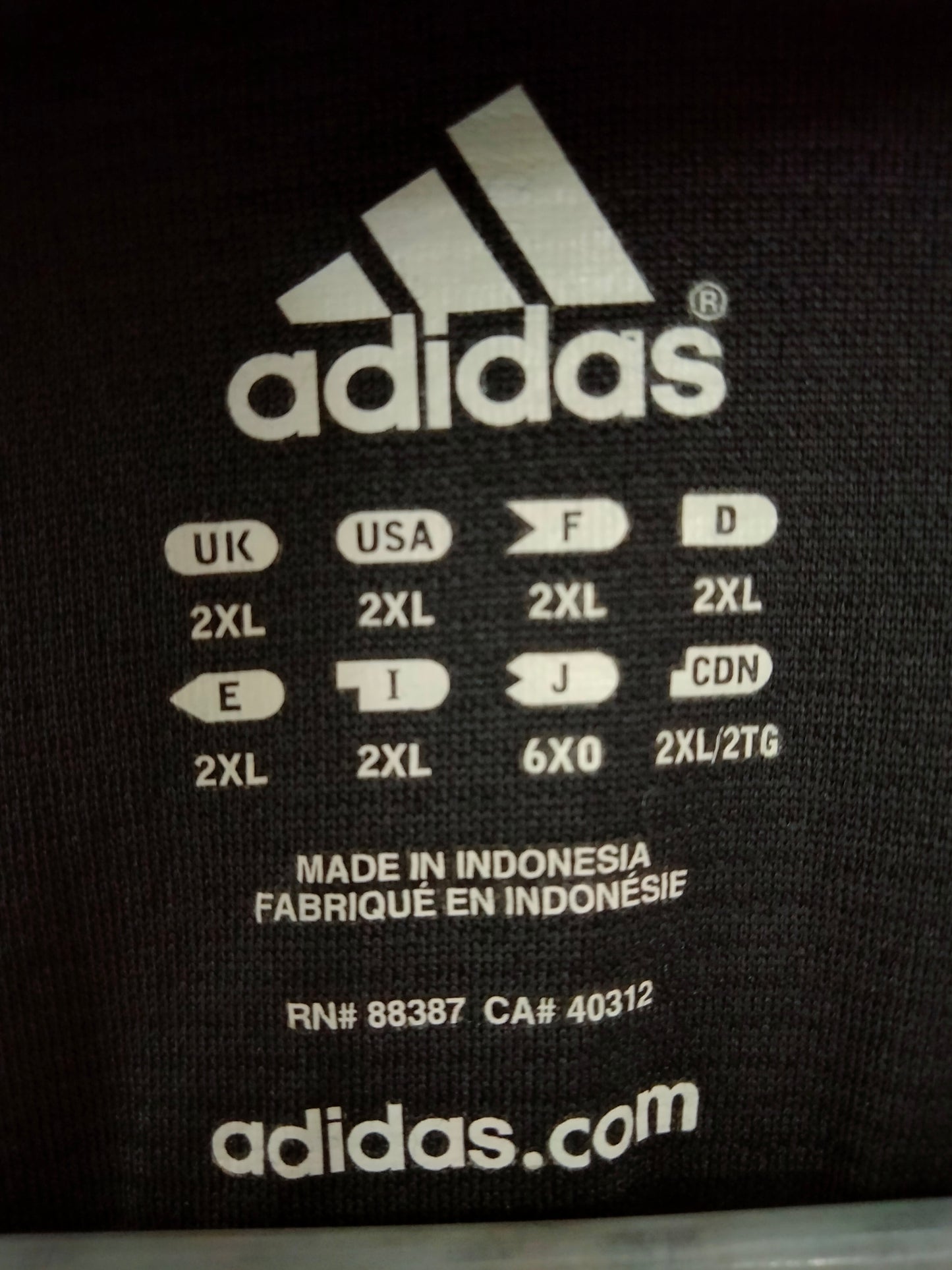 Adidas Dri Fit Black Tee