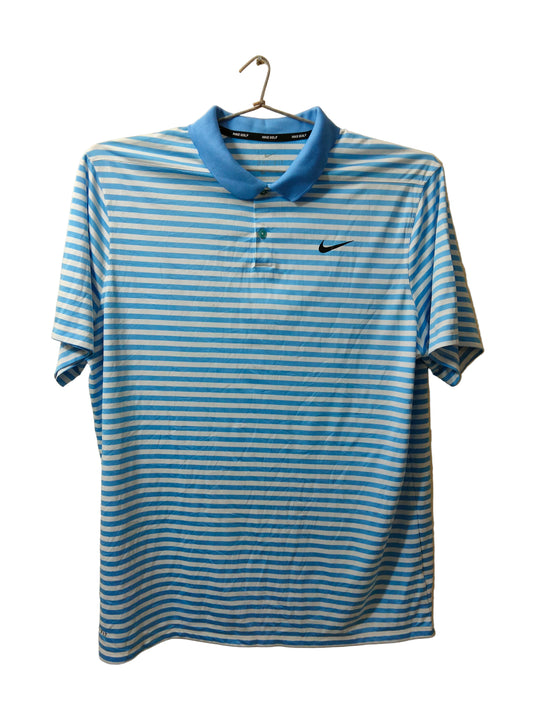 Nike Dri Fit Light Blue Polo Tee