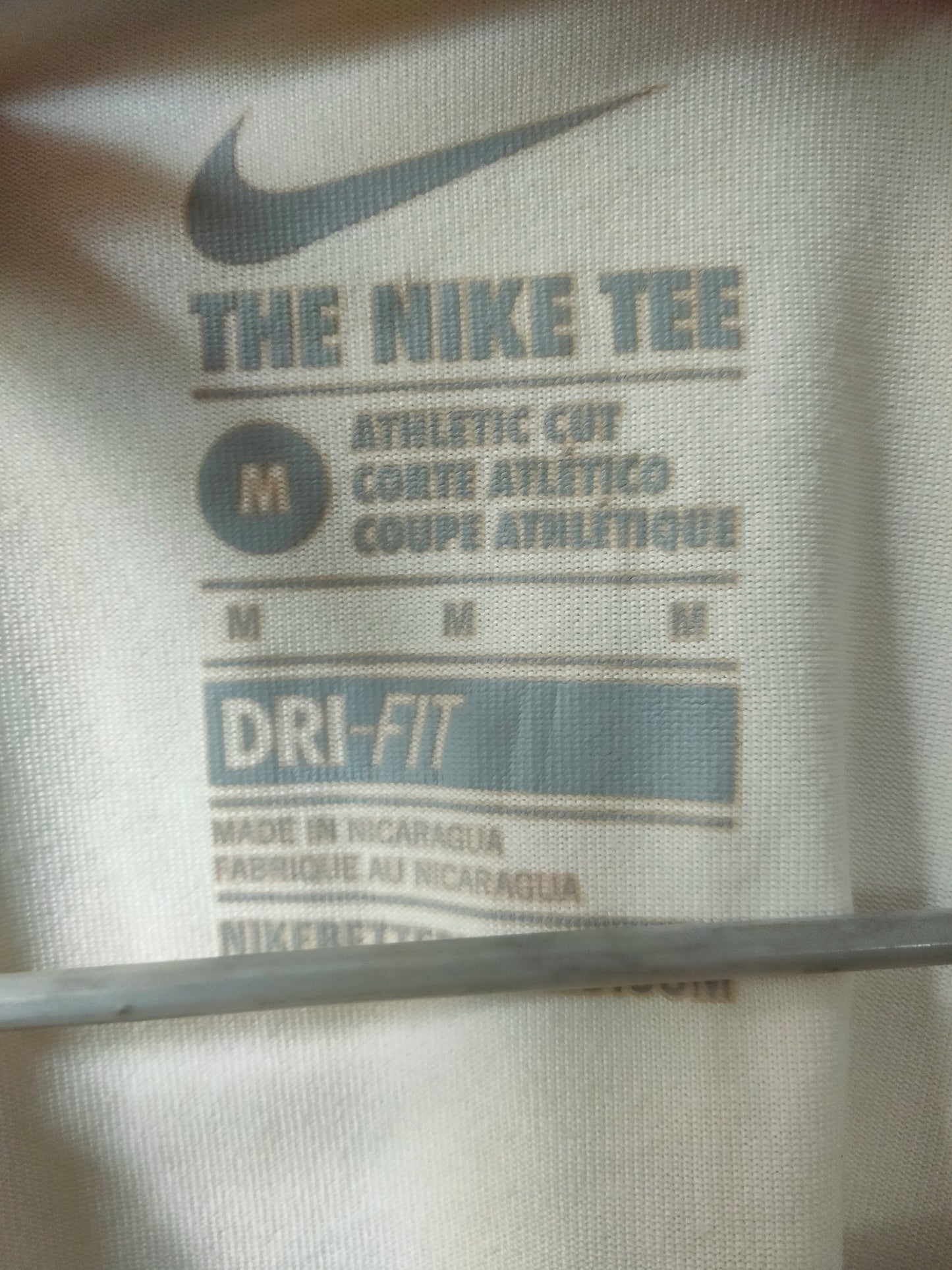 Nike Dri Fit White Tee