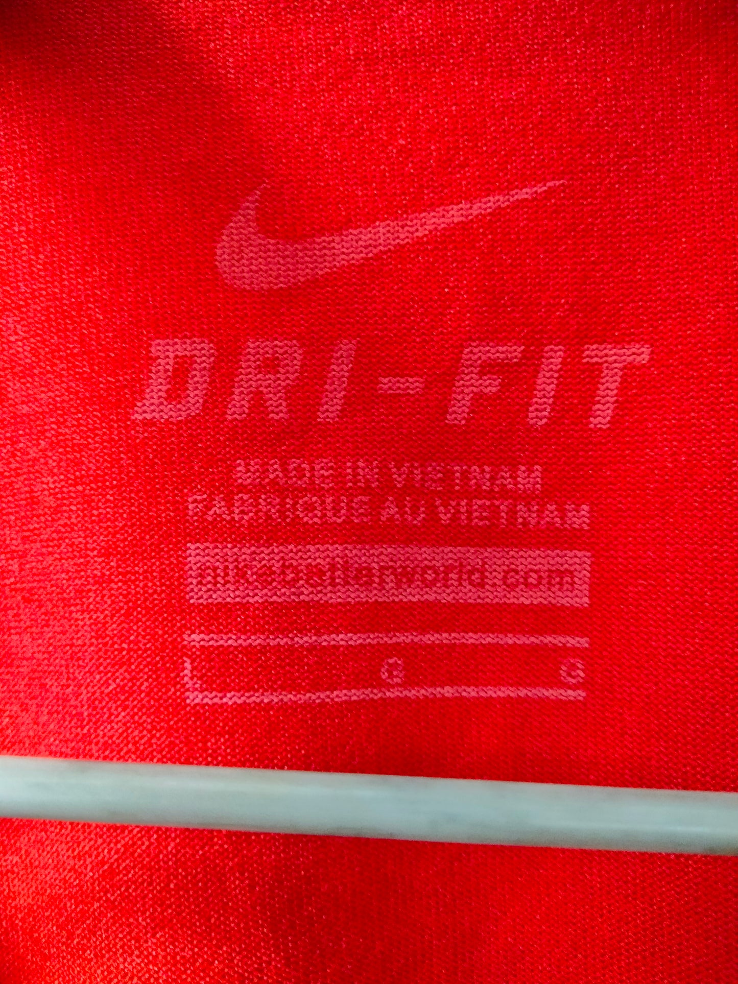 Nike Dri Fit Red Tee