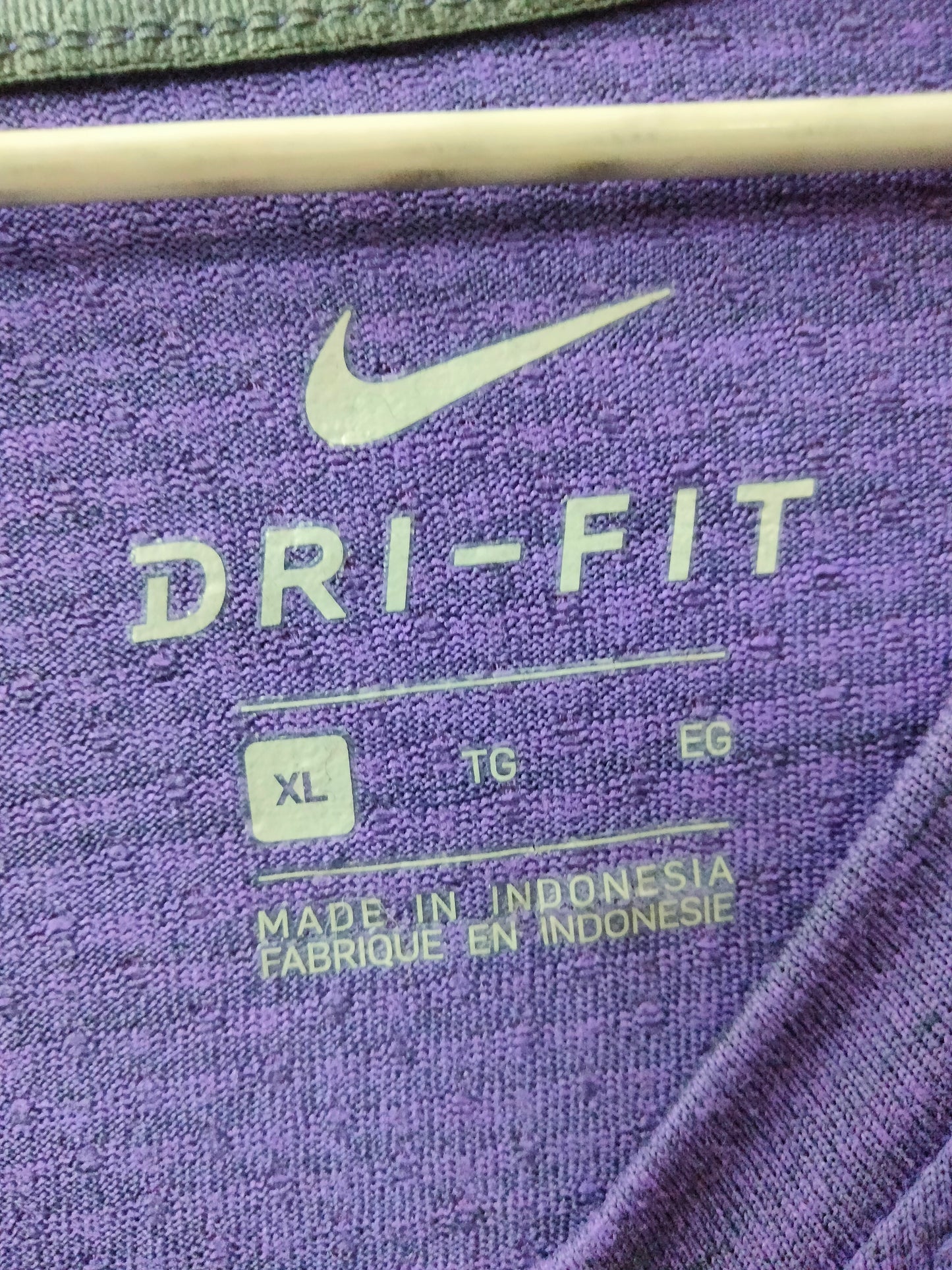 Nike Dri Fit Purple Tee Full Sleeves